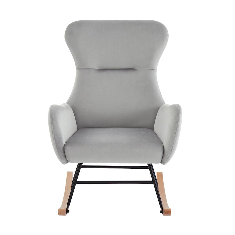 Teddy Fabric Rocking Chair for Living Room