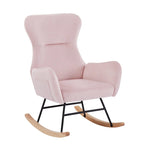 Teddy Fabric Rocking Chair for Living Room