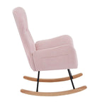 Teddy Fabric Rocking Chair for Living Room