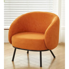 Mid Century Barrel Back Indoor Accent Chair