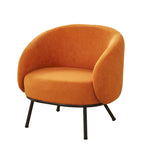 Mid Century Barrel Back Indoor Accent Chair