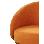 Mid Century Barrel Back Indoor Accent Chair