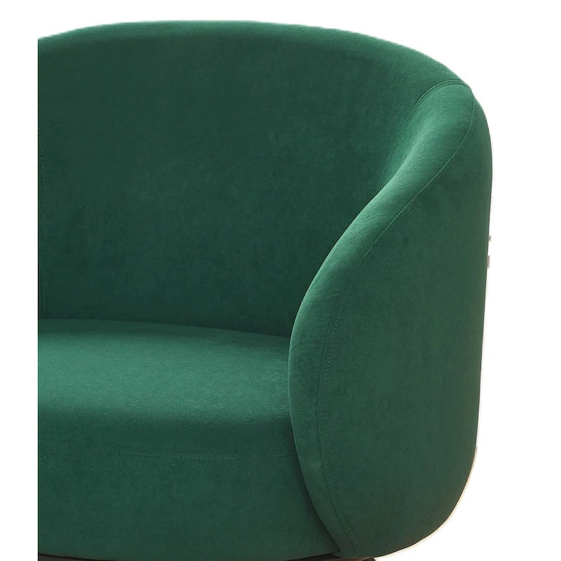 Mid Century Barrel Back Indoor Accent Chair