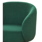 Mid Century Barrel Back Indoor Accent Chair