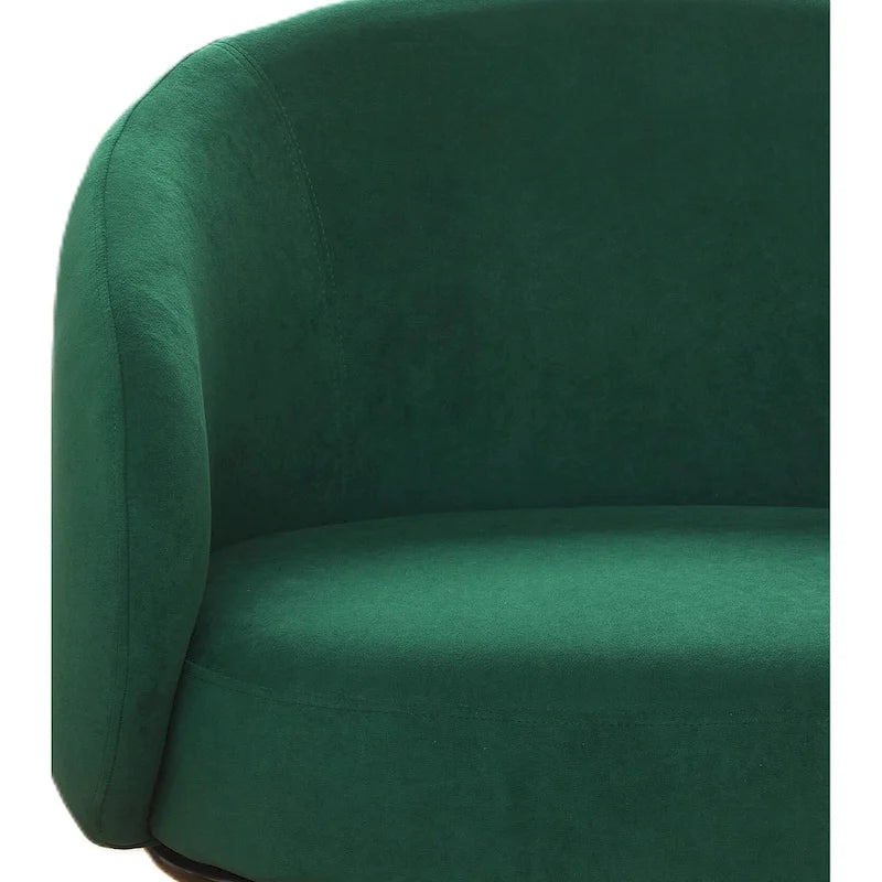 Mid Century Barrel Back Indoor Accent Chair