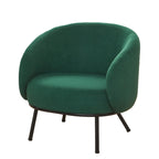 Mid Century Barrel Back Indoor Accent Chair