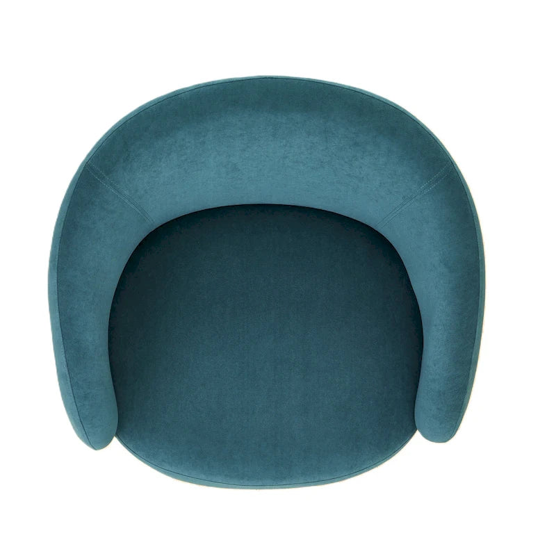 Mid Century Barrel Back Indoor Accent Chair