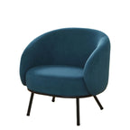 Mid Century Barrel Back Indoor Accent Chair