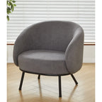 Mid Century Barrel Back Indoor Accent Chair