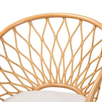 Emmeline Bohemian Honey Rattan Accent Chair
