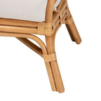 Emmeline Bohemian Honey Rattan Accent Chair