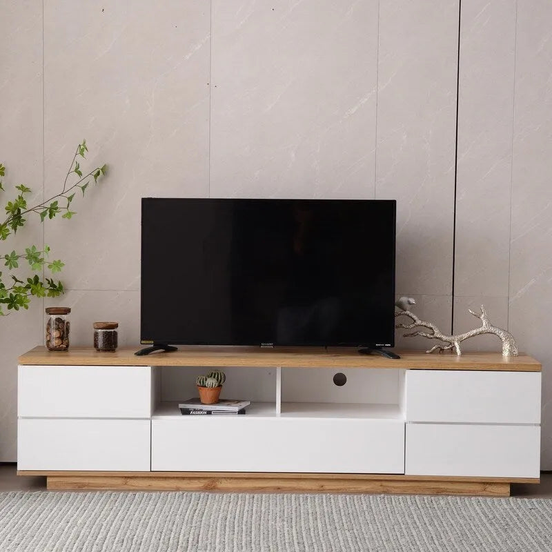 Modern TV stand for TVs up to 80, Entertainment Center Media Console