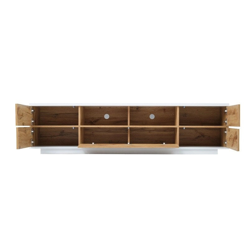 Modern TV stand for TVs up to 80, Entertainment Center Media Console