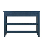 Console Sofa Table with 2 Storage Drawers and 2 Tiers Shelves