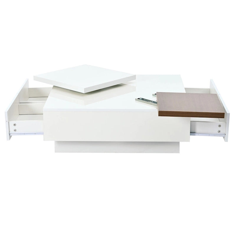 Modern Square Wood Coffee Table
