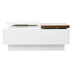 Modern Square Wood Coffee Table