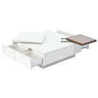 Modern Square Wood Coffee Table