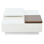 Modern Square Wood Coffee Table