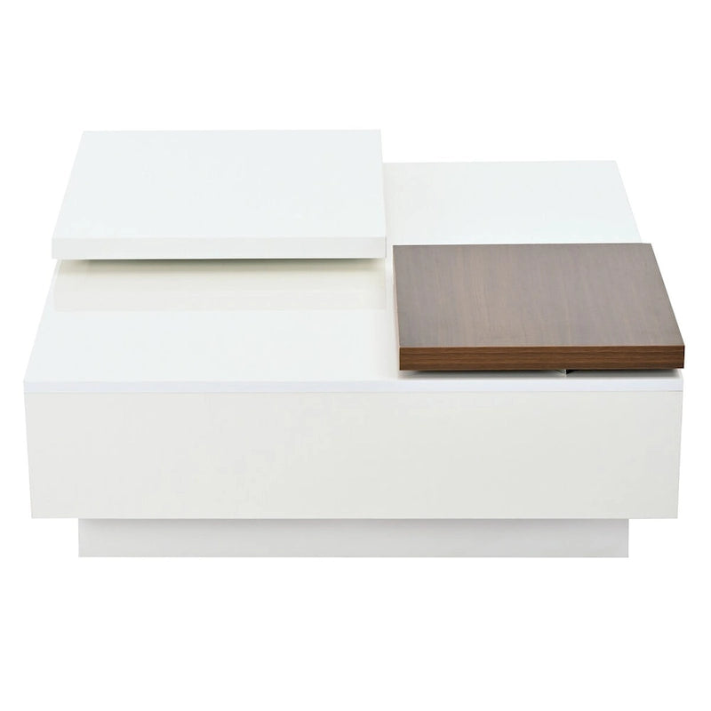 Modern Square Wood Coffee Table
