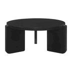 Harrison Black Round Coffee Table