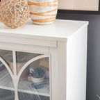 Delcy Wood 2-Door Adjustable Accent Cabinet