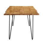 Ardor 60 Live Edge Acacia Wood Dining Table - Black Natural