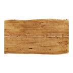 Ardor 60 Live Edge Acacia Wood Dining Table - Black Natural