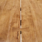Ardor 60 Live Edge Acacia Wood Dining Table - Black Natural