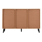 Wood Sideboard Buffet Cabinet with Storage, 3 Drawers & 2 Doors