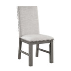 9 PCS Dining Set w/ Extension Leaf Table and 8 Upholstered Chairs