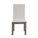 9 PCS Dining Set w/ Extension Leaf Table and 8 Upholstered Chairs