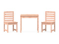 3-piece solid wood garden bistro set Meublori