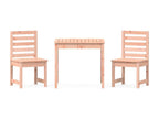 3-piece solid wood garden bistro set Meublori