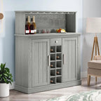 47 in. Farm Style Wood Buffet Bar Cabinet