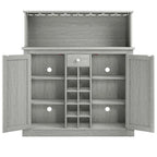 47 in. Farm Style Wood Buffet Bar Cabinet