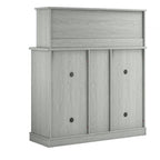 47 in. Farm Style Wood Buffet Bar Cabinet