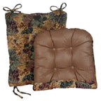 Gripper Jumbo Cabernet Rocking Chair Cushion Set