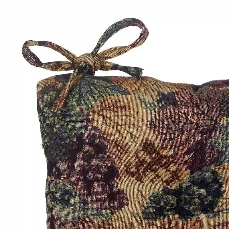 Gripper Jumbo Cabernet Rocking Chair Cushion Set
