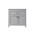 Indigo Home 30 Inch Bathroom Storage Freestanding Cabinet - 30 x 16
