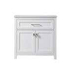 Indigo Home 30 Inch Bathroom Storage Freestanding Cabinet - 30 x 16
