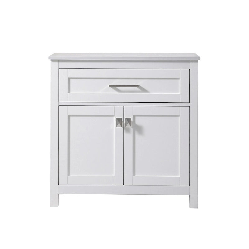 Indigo Home 30 Inch Bathroom Storage Freestanding Cabinet - 30 x 16
