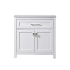 Indigo Home 30 Inch Bathroom Storage Freestanding Cabinet - 30 x 16