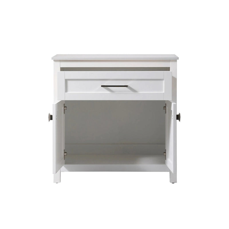 Indigo Home 30 Inch Bathroom Storage Freestanding Cabinet - 30 x 16
