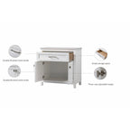Indigo Home 30 Inch Bathroom Storage Freestanding Cabinet - 30 x 16