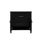 Indigo Home 30 Inch Bathroom Storage Freestanding Cabinet - 30 x 16