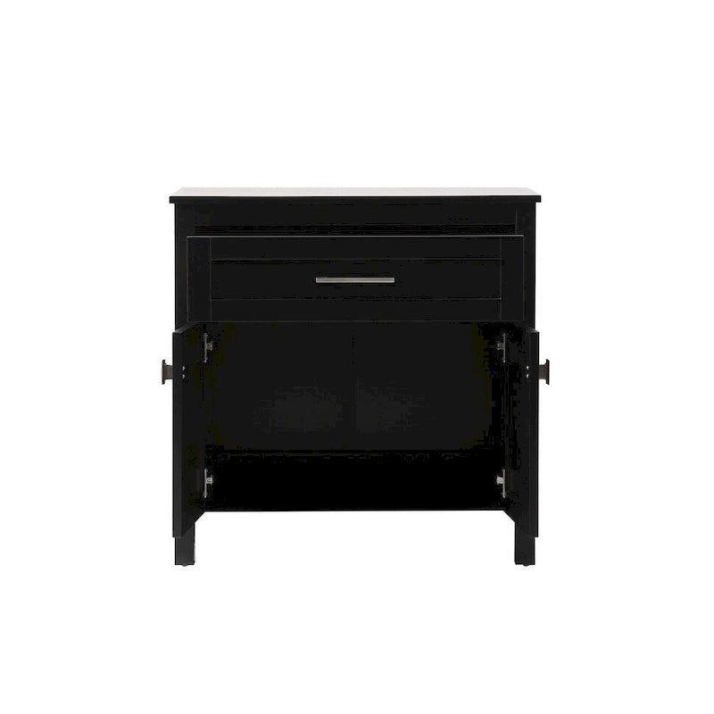 Indigo Home 30 Inch Bathroom Storage Freestanding Cabinet - 30 x 16