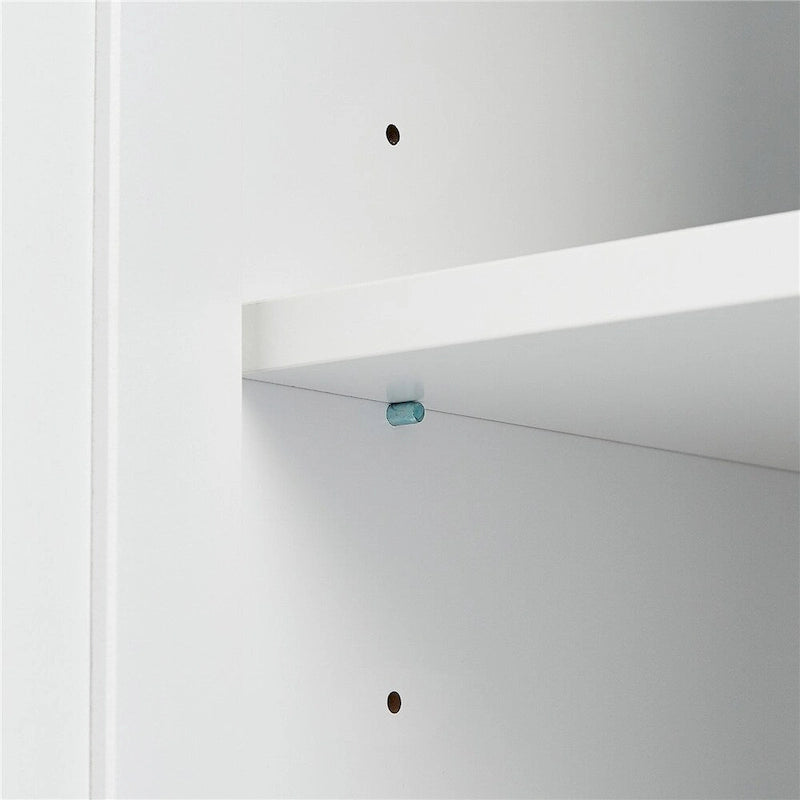 Tall and Wide Storage Cabinet with Doors for Bathroom, Three Drawers