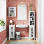 Bathroom Storage Cabinet - 11.75D x 13W x 32H