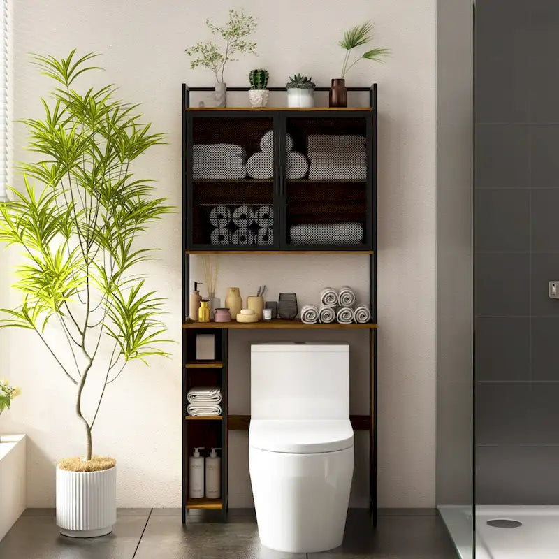 Over The Toilet Rack Tier Bathroom Shelf Over Toilet Storage Organizer
