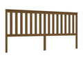 Honey brown headboard, 206x6x101 cm, solid pine wood